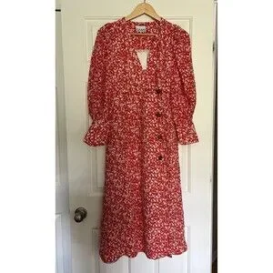 open lace back dress Red Dress 71WAS